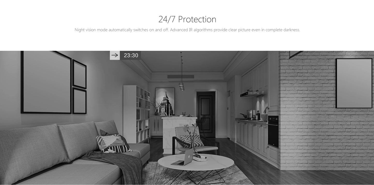 IMOU Cue 2C 1080P Охранителна екшън камера Вътрешна камера Бебешки монитор CCTV Видеонаблюдение Мини Wifi IP камера Нощно виждане