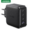 UGREEN 65W GaN зарядно устройство Quick Charge 4.0 3.0 Type C PD USB зарядно с QC 4.0 3.0 бързо зарядно за iPhone 16 15 14 Xiaomi лаптоп