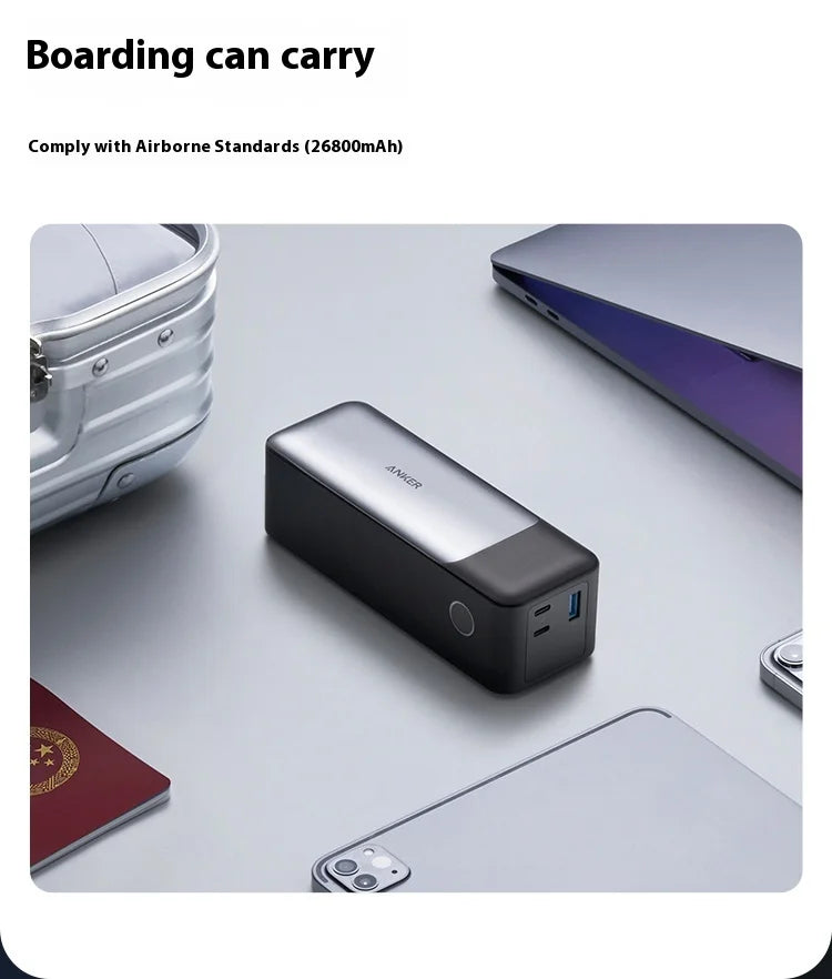 Преносима външна батерия Anker Prime 737, 140 W, двупосочно бързо зареждане, 24000 mAh, за iPhone, Pro, MacBook, лаптоп
