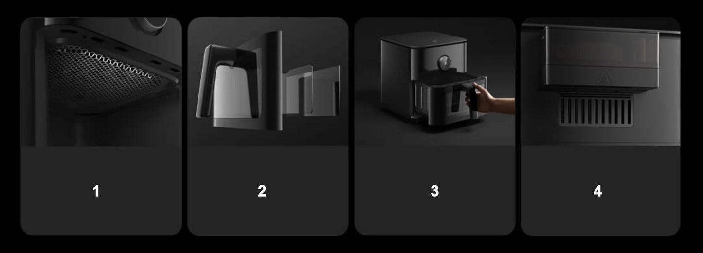 XIAOMI MIJIA Smart Air Fryer 6.5L Tender Roared Version Low Oil Light Fat Fryer Multifunctional Homemake Gearbest Cookie Firsts