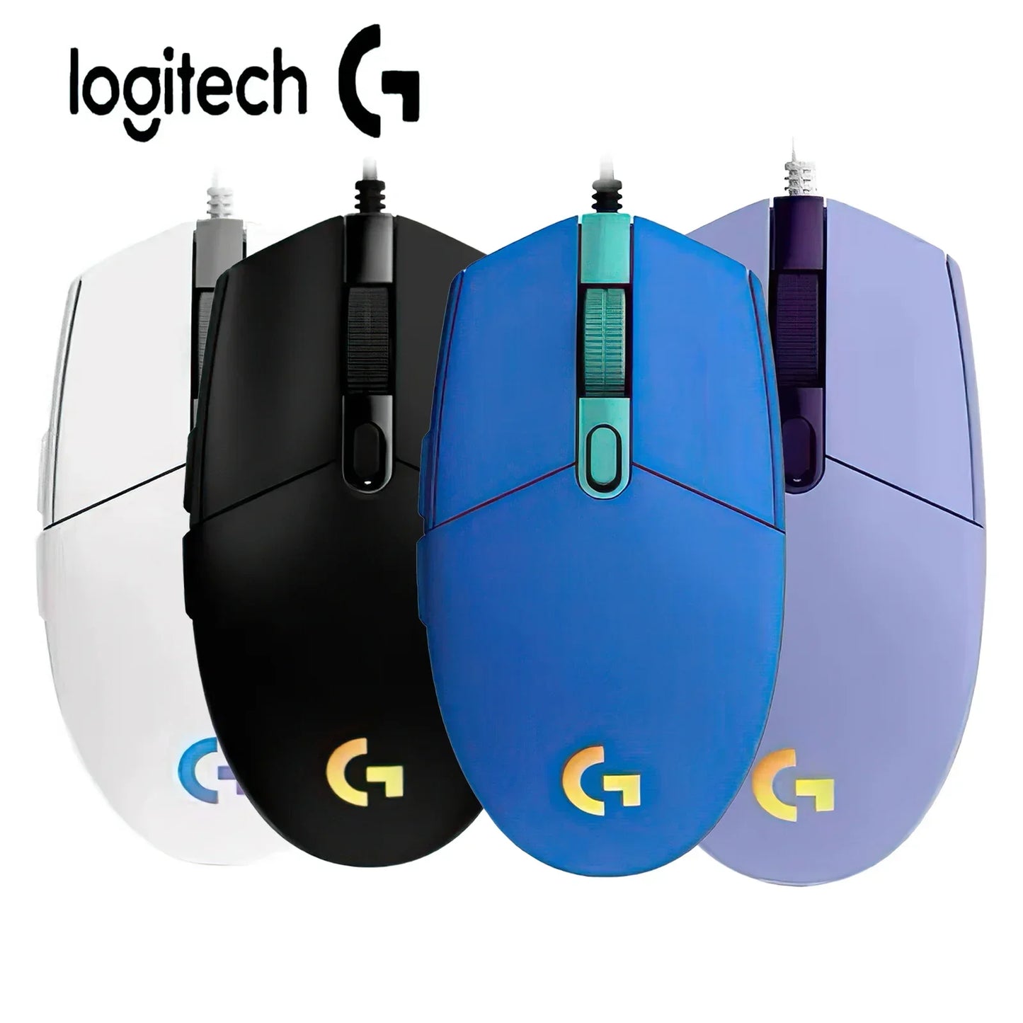 Механична периферия за геймърска мишка Logitech G102/G203 от второ поколение с кабел