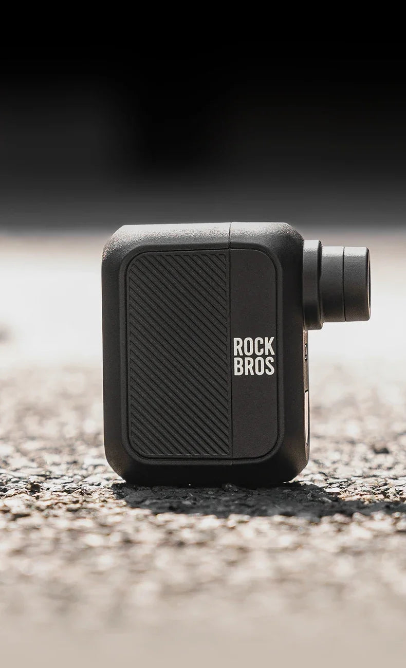 ROCKBROS Електрическа въздушна помпа Преносима 100PSI Велосипедна помпа Въздушен компресор Акумулаторна помпа за гуми 300mAh Капацитет на батерията