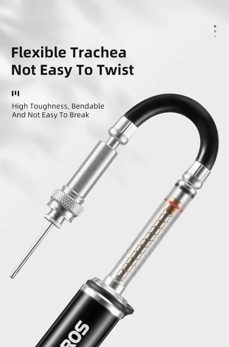 Велосипедна помпа ROCKBROS, мини преносима, 160 PIS, високо налягане, AV/FV, MTB, шосеен велосипед, аксесоари за колоездене