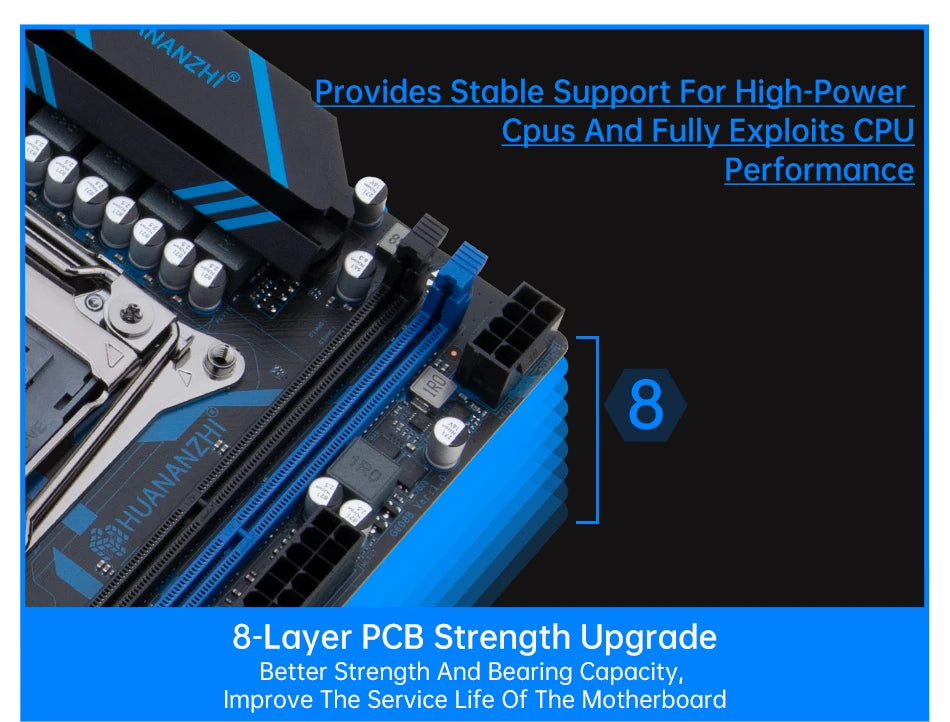 Дънна платка HUANANZHI X99 QD4 LGA 2011-3 XEON X99 Intel E5 2640 2666 2670 2696 V3 V4, поддръжка на DDR4 RECC NON-ECC памет NVME RU