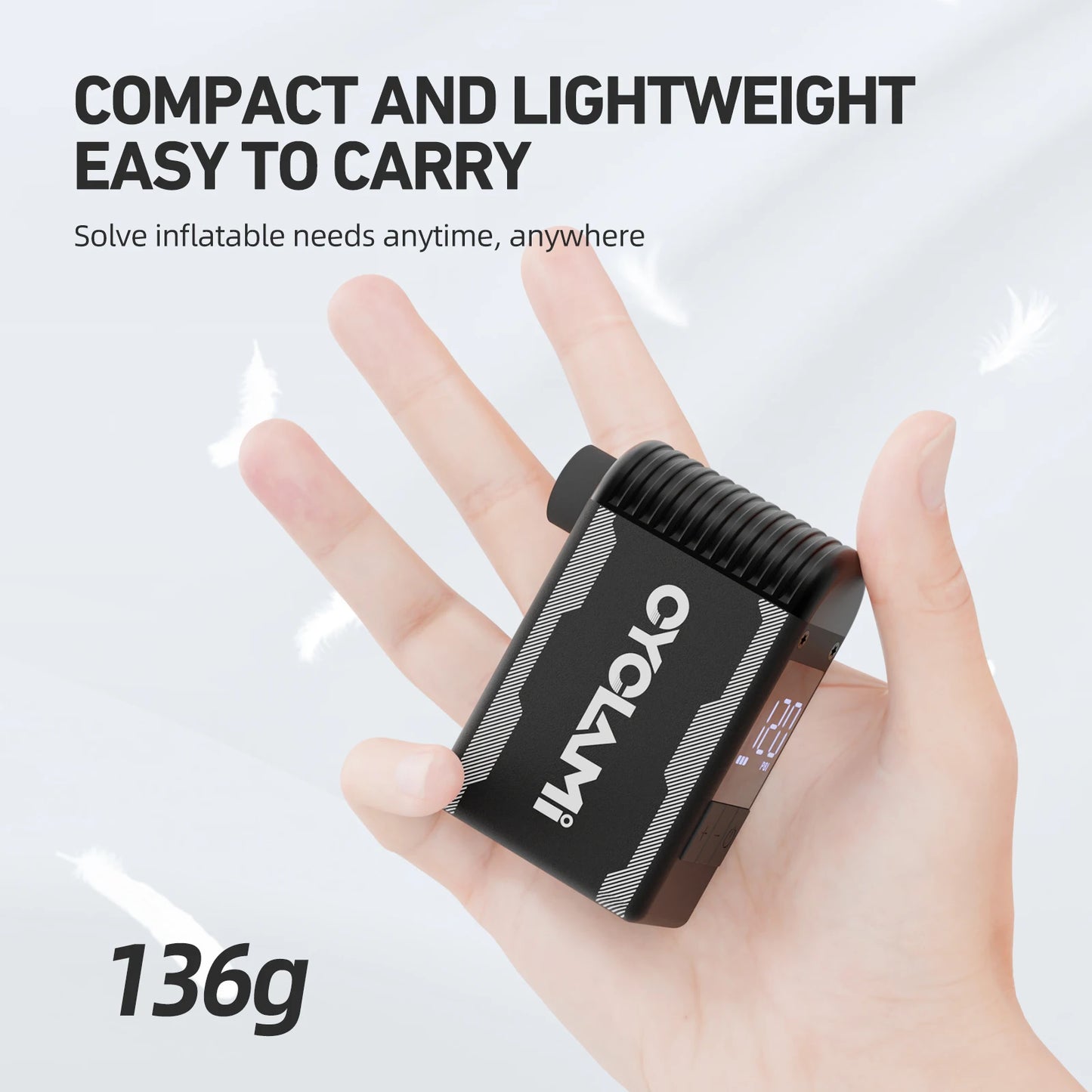 CYCLAMI A2S 120 PSI Мини електрическа помпа Преносима велосипедна безжична помпа за въздух Presta Schrader Valve FV AV Колоездене MTB Шосеен велосипед