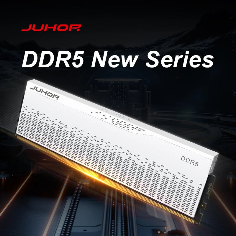 JUHOR Памет Ram DDR5 RAM 16GB 32GB 5600MHz 6000MHz 6400MHz 6800MHz 7200MHz Направи си сам компютърна гейминг памет за настолни компютри