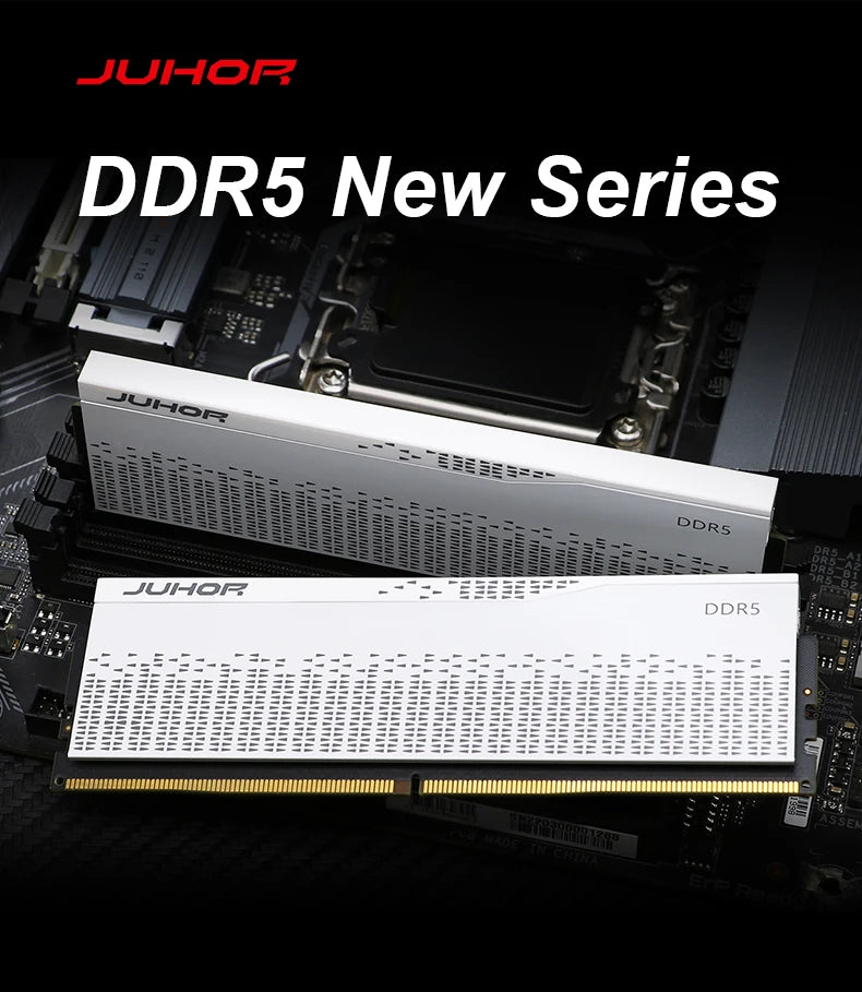 JUHOR Памет Ram DDR5 RAM 16GB 32GB 5600MHz 6000MHz 6400MHz 6800MHz 7200MHz Направи си сам компютърна гейминг памет за настолни компютри