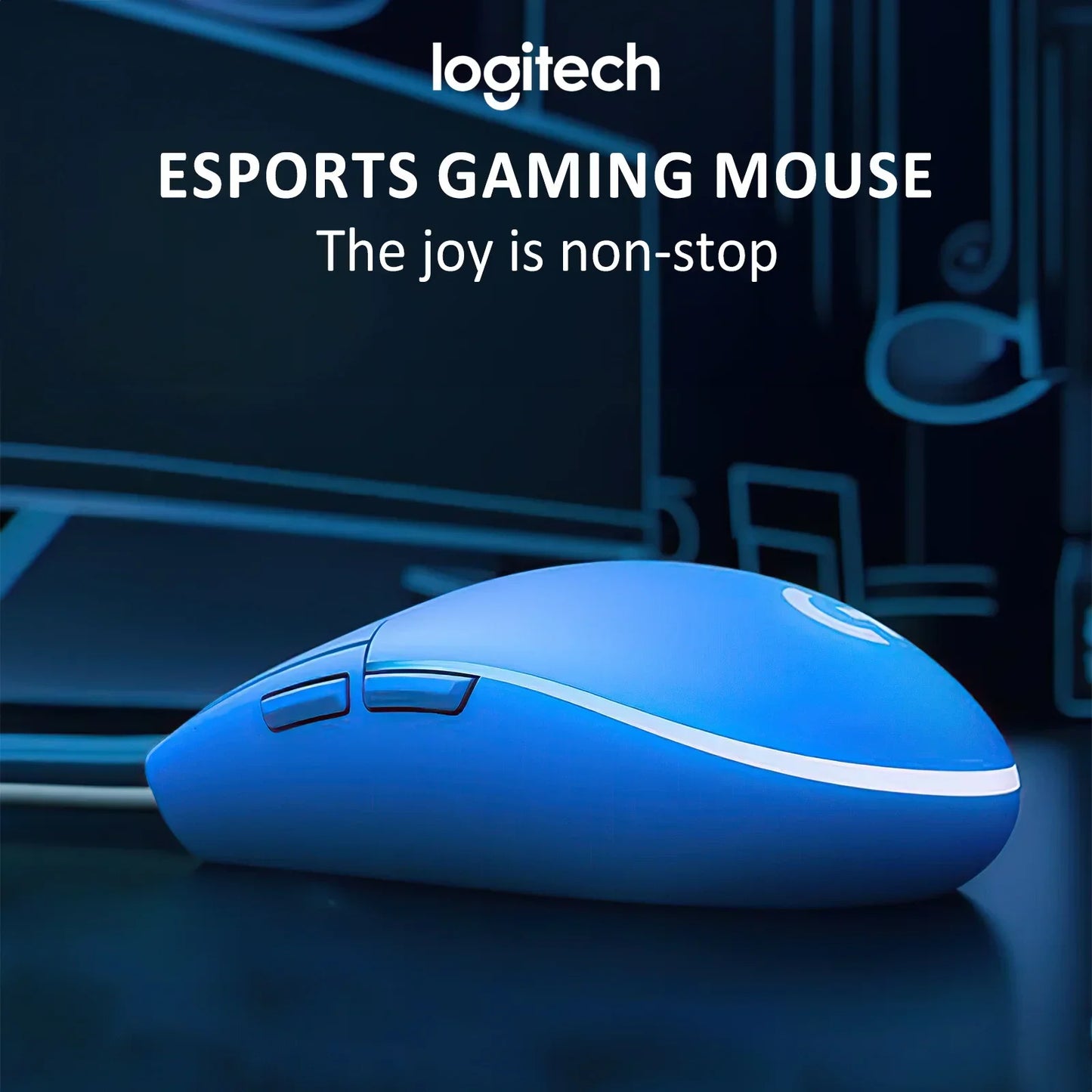 Механична периферия за геймърска мишка Logitech G102/G203 от второ поколение с кабел