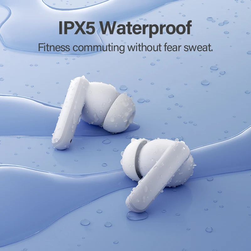 QCY T13 ANC слушалки Bluetooth 5.3 Активно шумопотискане Безжични слушалки 4 микрофона ENC TWS Слушалки 0.068s Ниска латентност 30 часа