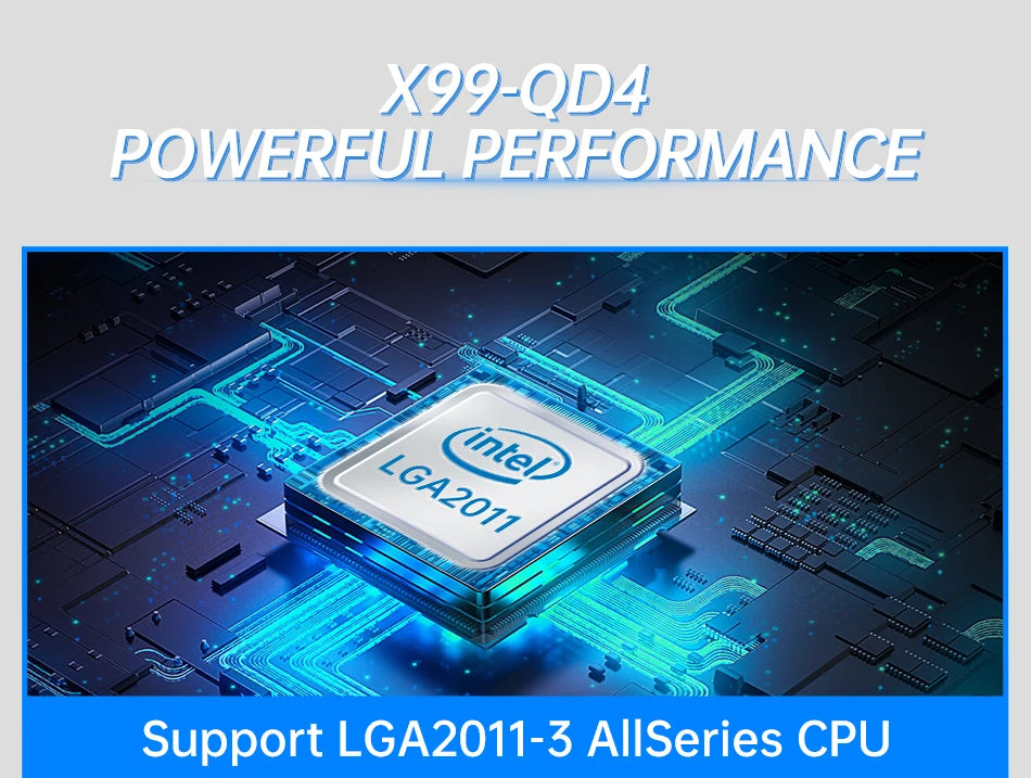 Дънна платка HUANANZHI X99 QD4 LGA 2011-3 XEON X99 Intel E5 2640 2666 2670 2696 V3 V4, поддръжка на DDR4 RECC NON-ECC памет NVME RU