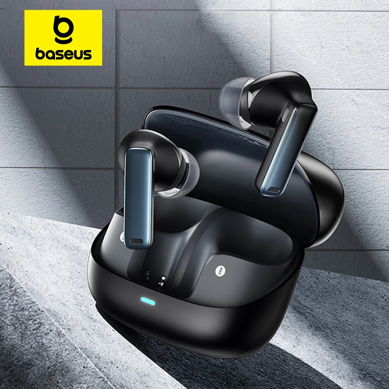 Baseus Bowie M2s -48dB ANC Безжични Bluetooth 5.3 3D пространствено аудио слушалки HiFi качество 0.038" ниска латентност слушалки