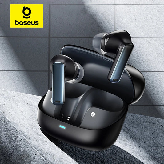 Baseus Bowie M2s -48dB ANC Безжични Bluetooth 5.3 3D пространствено аудио слушалки HiFi качество 0.038" ниска латентност слушалки