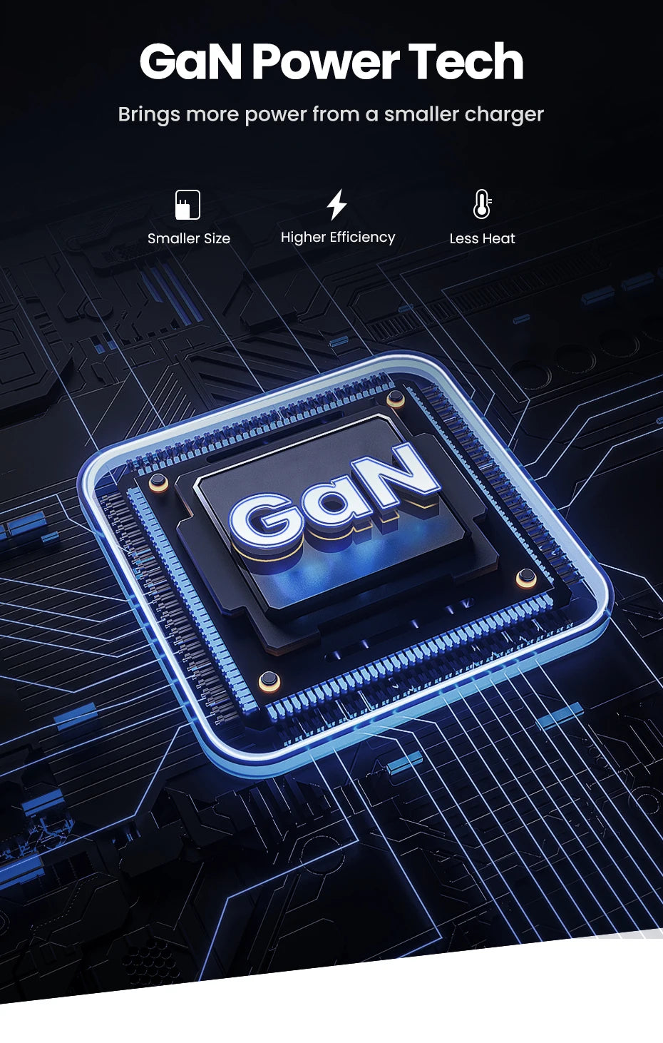 UGREEN 65W GaN зарядно устройство Quick Charge 4.0 3.0 Type C PD USB зарядно с QC 4.0 3.0 бързо зарядно за iPhone 16 15 14 Xiaomi лаптоп