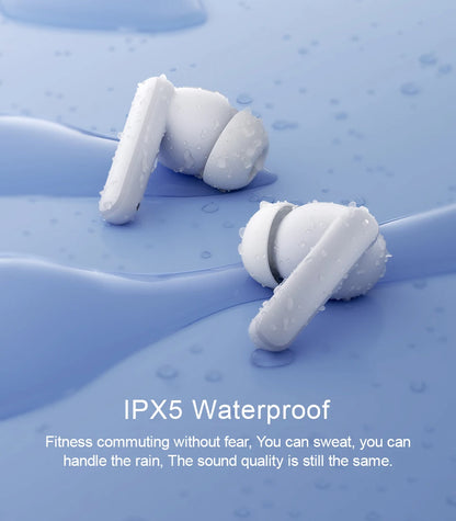 QCY T13 ANC слушалки Bluetooth 5.3 Активно шумопотискане Безжични слушалки 4 микрофона ENC TWS Слушалки 0.068s Ниска латентност 30 часа