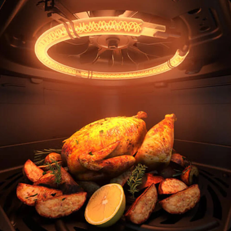 XIAOMI MIJIA Smart Air Fryer 6.5L Tender Roared Version Low Oil Light Fat Fryer Multifunctional Homemake Gearbest Cookie Firsts