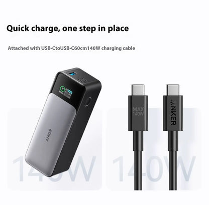 Преносима външна батерия Anker Prime 737, 140 W, двупосочно бързо зареждане, 24000 mAh, за iPhone, Pro, MacBook, лаптоп