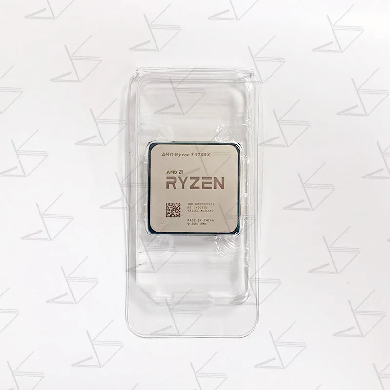 Нов процесор AMD Ryzen 7 5700X R7 5700X 3.4 GHz, осемядрен, шестнадесетнишков, 7NM L3=32M 100-000000926, сокет AM4