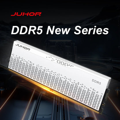 JUHOR Памет Ram DDR5 RAM 16GB 32GB 5600MHz 6000MHz 6400MHz 6800MHz 7200MHz Направи си сам компютърна гейминг памет за настолни компютри