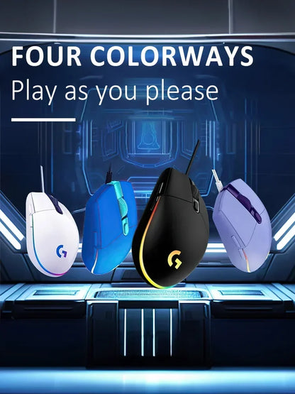 Механична периферия за геймърска мишка Logitech G102/G203 от второ поколение с кабел