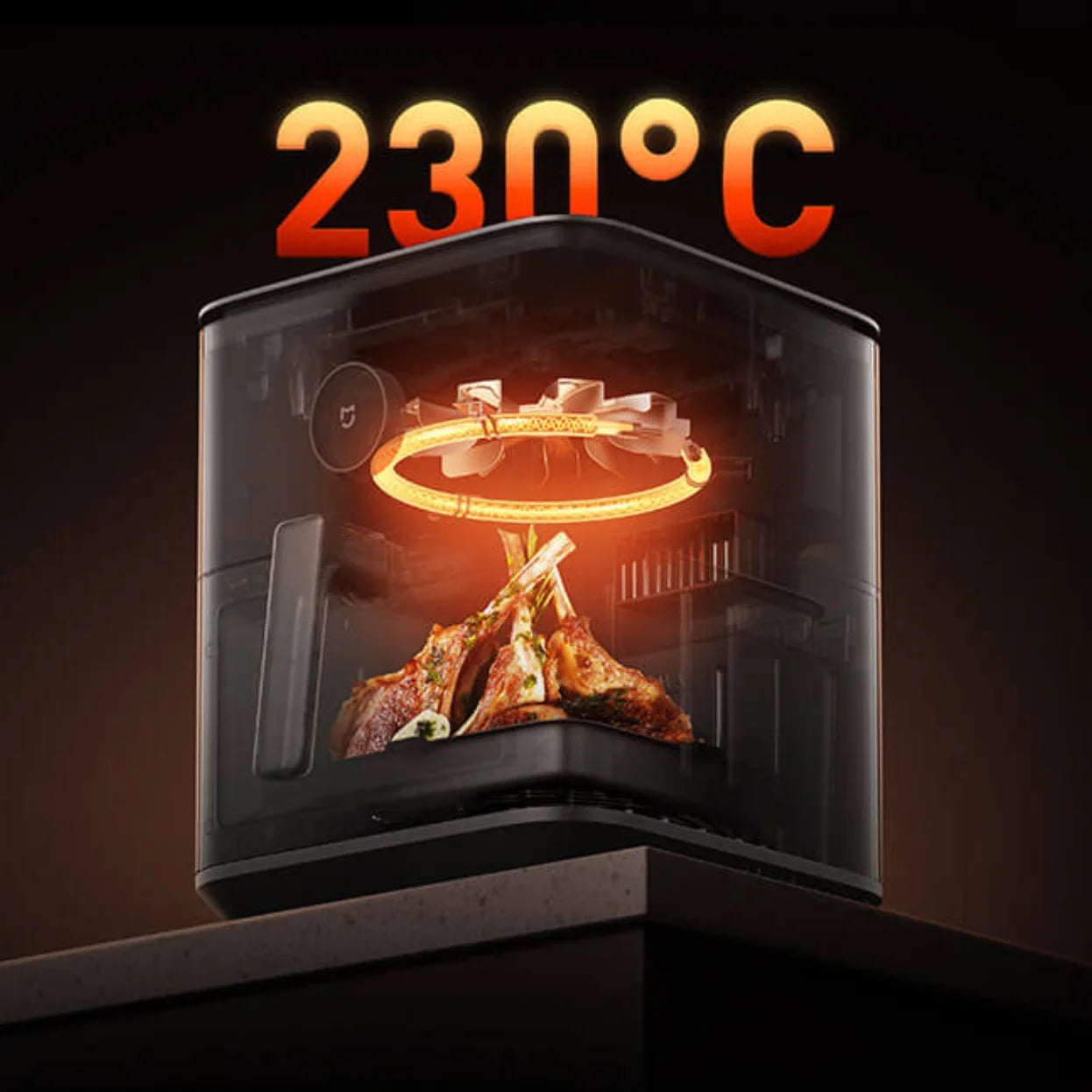 XIAOMI MIJIA Smart Air Fryer 6.5L Tender Roared Version Low Oil Light Fat Fryer Multifunctional Homemake Gearbest Cookie Firsts