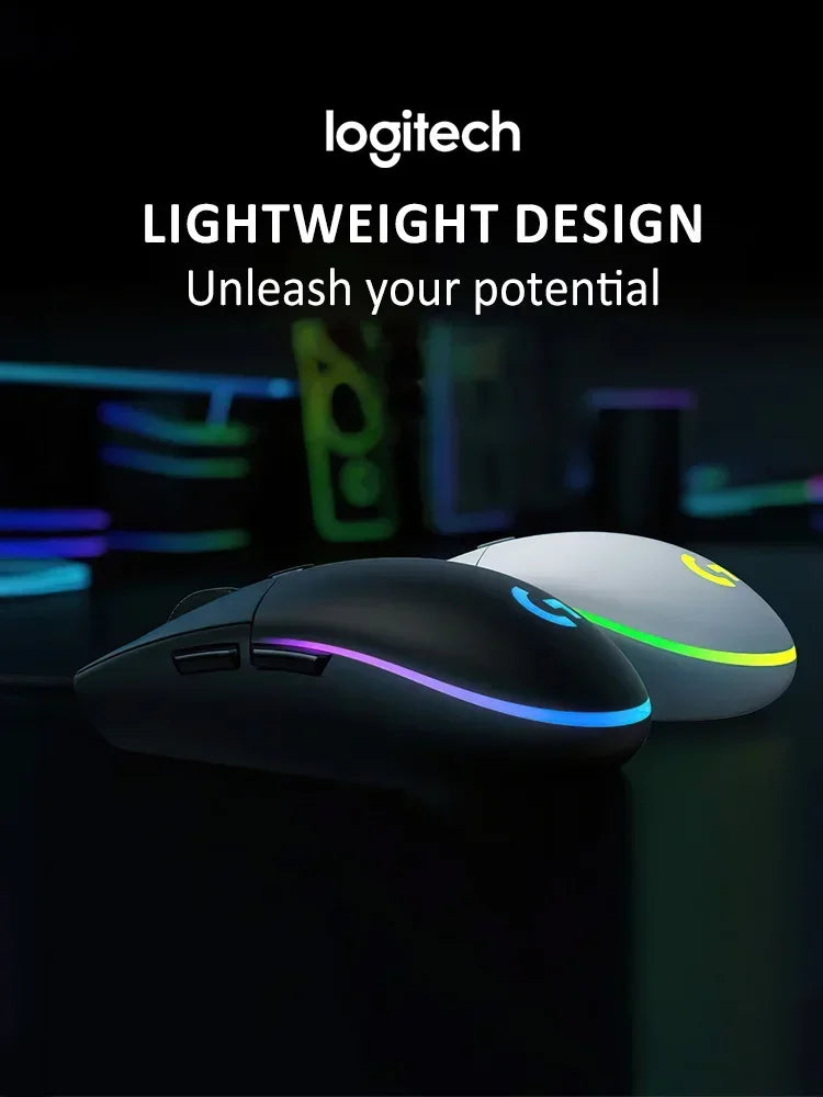 Механична периферия за геймърска мишка Logitech G102/G203 от второ поколение с кабел