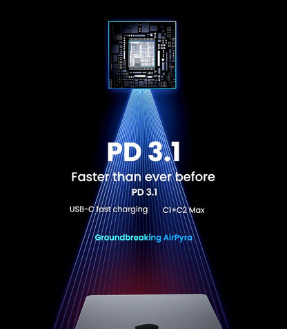 UGREEN 160W GaN зарядно устройство PD3.1 Type C QC4.0 3.0 Бързо зареждане за Macbook Pro лаптоп USB бързо зарядно за iPhone 15 Xiaomi таблет