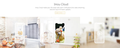 IMOU Ranger 2 4MP IP камера 360° детекция на хора бебефон домашна сигурност нощно виждане видеонаблюдение безжична Wifi камера