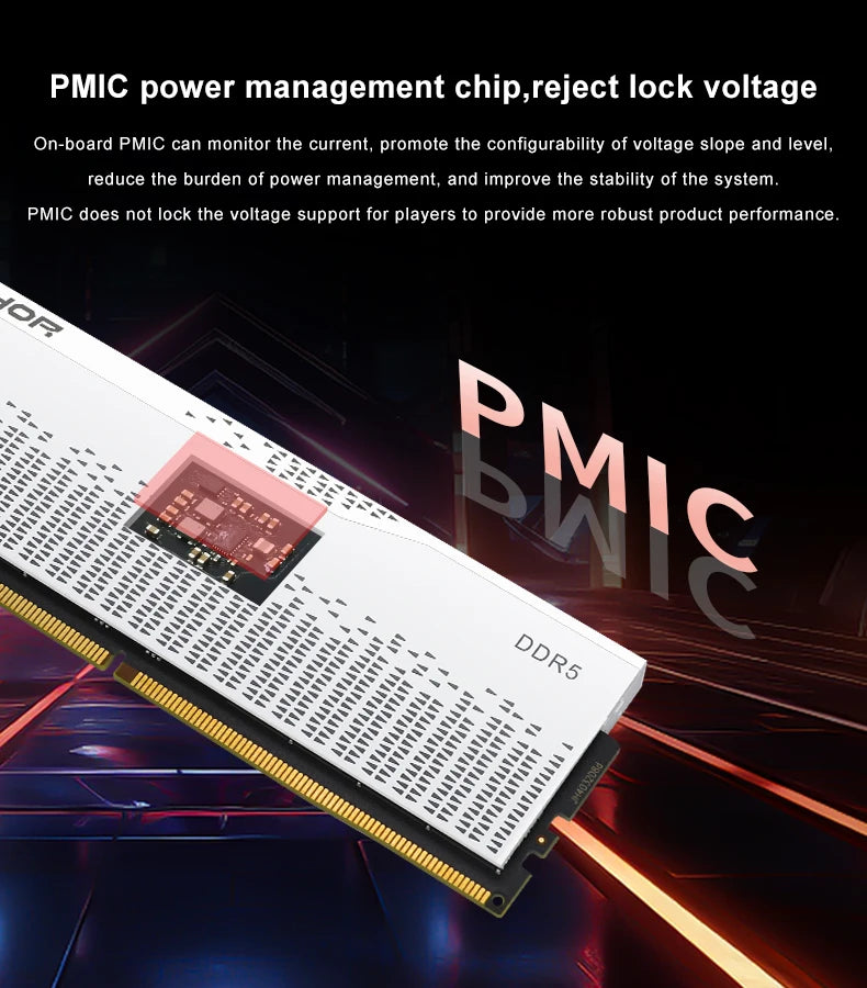 JUHOR Памет Ram DDR5 RAM 16GB 32GB 5600MHz 6000MHz 6400MHz 6800MHz 7200MHz Направи си сам компютърна гейминг памет за настолни компютри