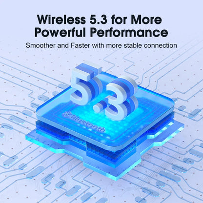 QCY T13 ANC слушалки Bluetooth 5.3 Активно шумопотискане Безжични слушалки 4 микрофона ENC TWS Слушалки 0.068s Ниска латентност 30 часа