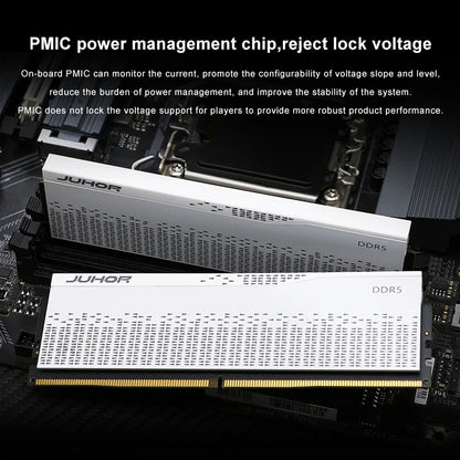 JUHOR Памет Ram DDR5 RAM 16GB 32GB 5600MHz 6000MHz 6400MHz 6800MHz 7200MHz Направи си сам компютърна гейминг памет за настолни компютри