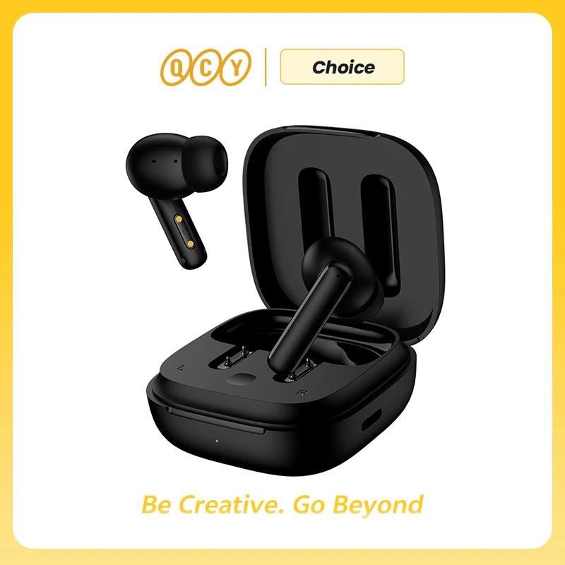 QCY T13 ANC слушалки Bluetooth 5.3 Активно шумопотискане Безжични слушалки 4 микрофона ENC TWS Слушалки 0.068s Ниска латентност 30 часа