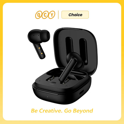 QCY T13 ANC слушалки Bluetooth 5.3 Активно шумопотискане Безжични слушалки 4 микрофона ENC TWS Слушалки 0.068s Ниска латентност 30 часа