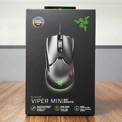 Мишка Razer Viper Mini версия на Viper Mini Cable Gaming, точна, чувствителна на натиск, позволяваща ви да играете с една стъпка по-бързо, за възрастни, рожден ден