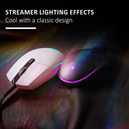 Механична периферия за геймърска мишка Logitech G102/G203 от второ поколение с кабел