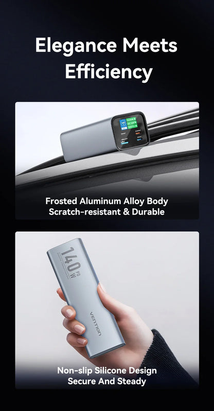 Преносима външна батерия Vention 140W 100W 27000mAh PD с бързо зареждане и външна батерия за лаптоп Xiaomi Macbook