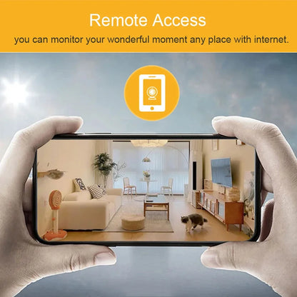 V380 PRO Мини Камера Безжична WiFi Външна Вградена Батерия PIR Видео Монитор за Засичане на Човешки Същества 5MP Домашни Камери за Видеонаблюдение
