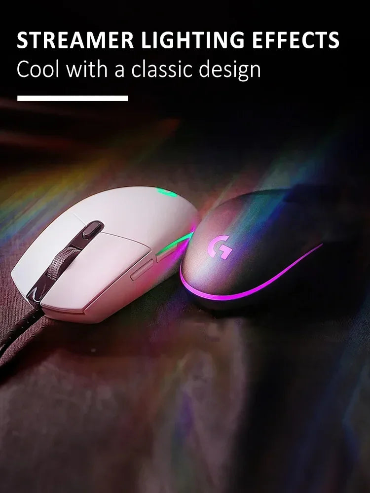 Механична периферия за геймърска мишка Logitech G102/G203 от второ поколение с кабел